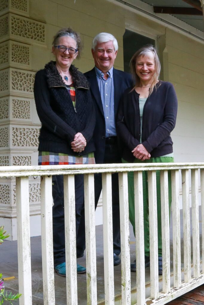 Jim Foster with staff from Central Highlands Rural Health