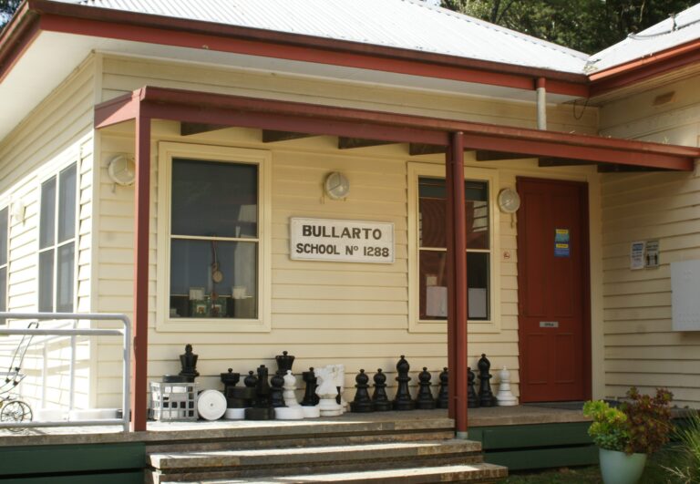 The front of Bullarto Primary School